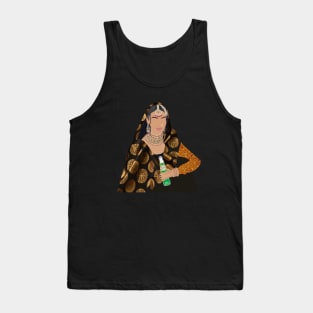 Indian Girl with nose ring and Pop Pakola Bottle Tank Top